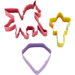 Cortador Set Unicornio, Varita, Diamante (3 Piezas)