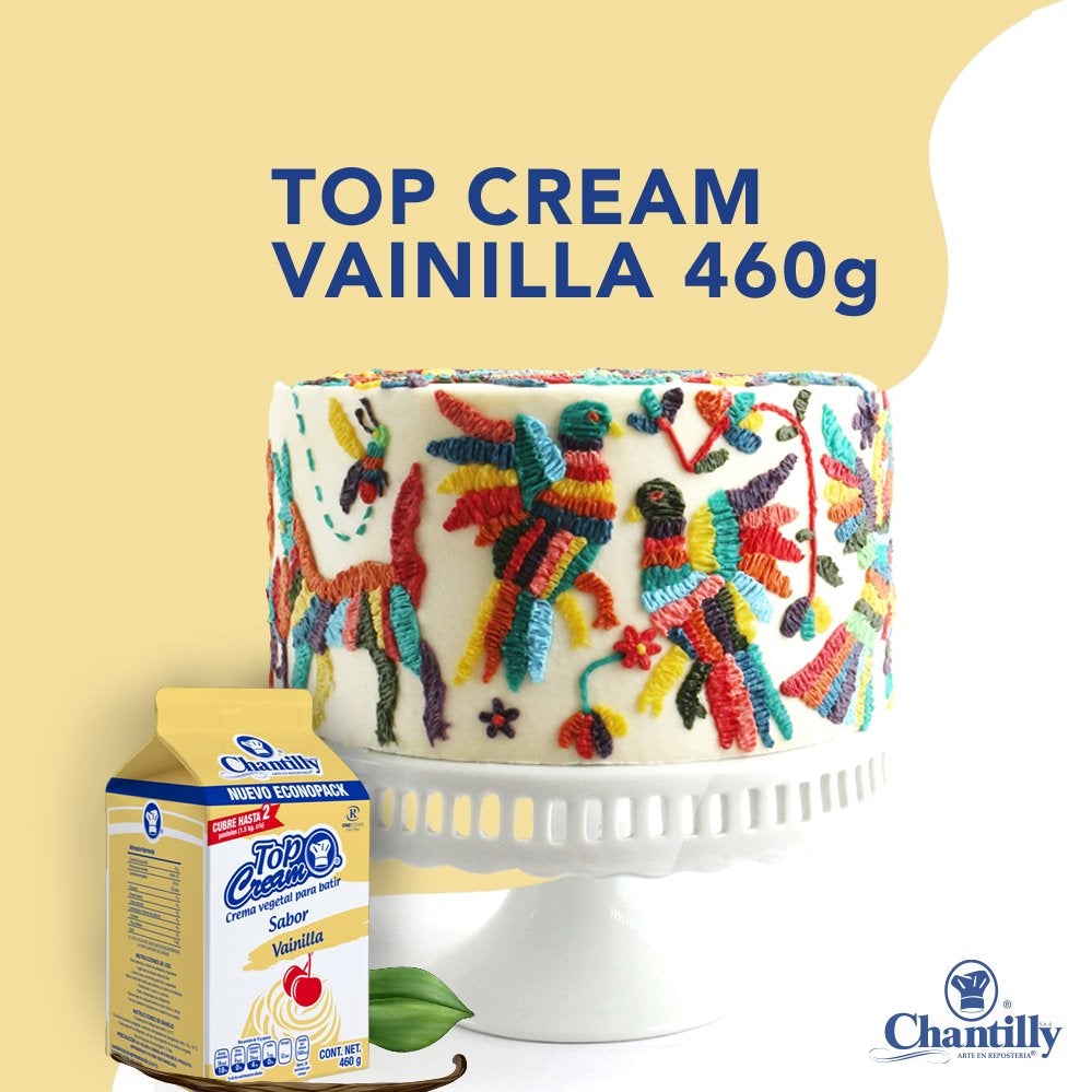 Top Cream Sabor Vainilla 460Gr