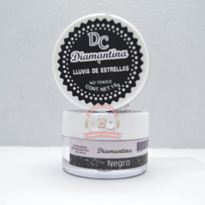 Diamantina 10Gr Color Negro
