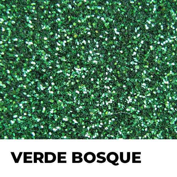 Diamantina 10Gr Color Verde Bosque