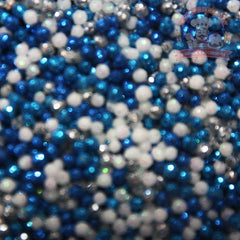 Gragea Diamantada Mini  Xmas Blue