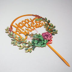 Cake Topper Para Decoracion Happy Birthday Modelo 44