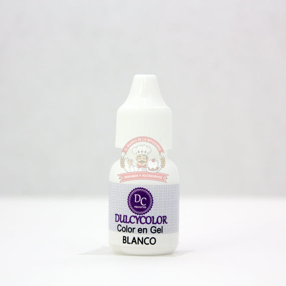 Color En Gel Gotero 10 Ml Blanco