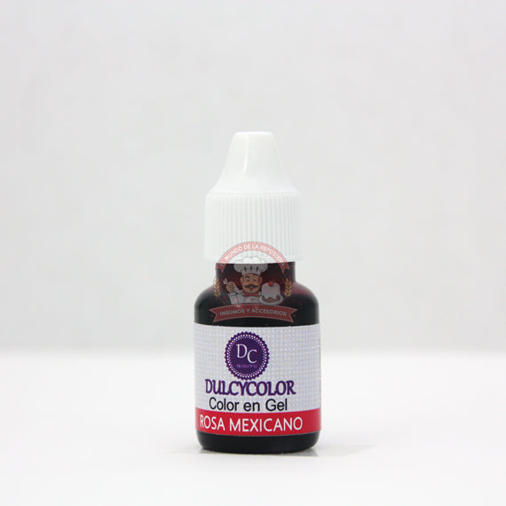 Color En Gel Gotero 10 Ml Rosa Mexicano