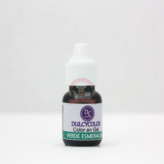 Color En Gel Gotero 10 Ml Verde Esmeralda