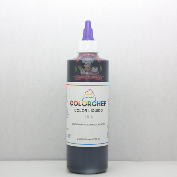 Color Líquido 250Ml Colorchef Lila