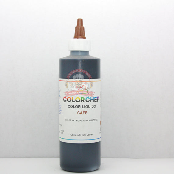 Color Líquido 250Ml Colorchef Café
