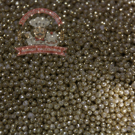 Gragea Diamantada Mini #2 Oro Claro 100gr