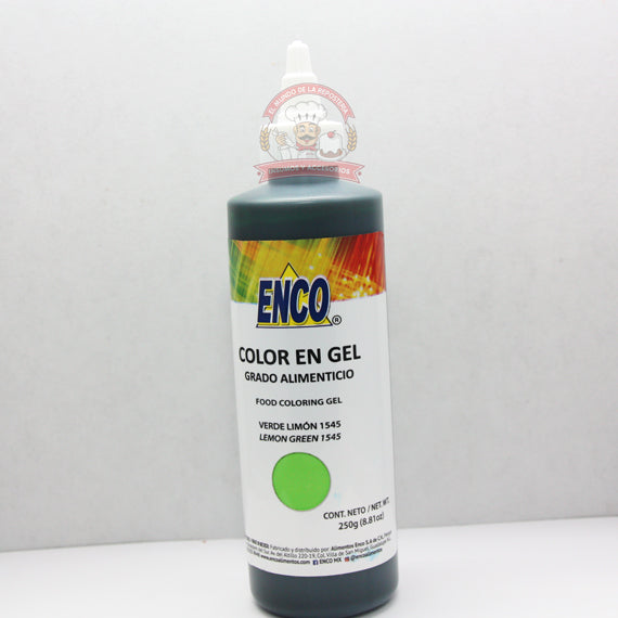 Color Verde Limon En Gel Bote De 250Ml