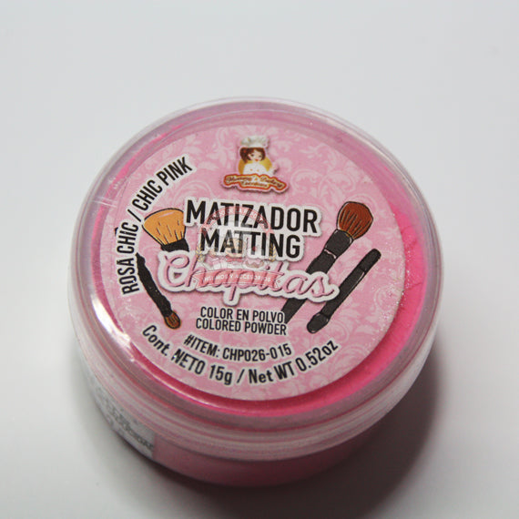 Matizador En Polvo Chapita Color Rosa Chic 15Gr