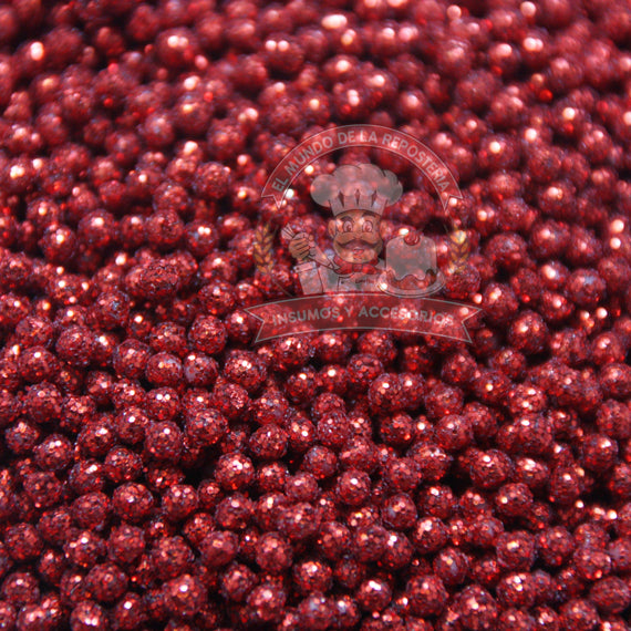 Gragea Diamantada Mini Roja 100Gr