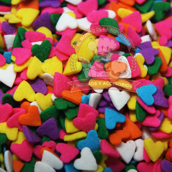 Confeti Corazon Pastel 50Gr