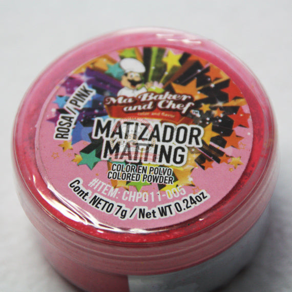 Matizador En Polvo Mate Color Rosa 7Gr