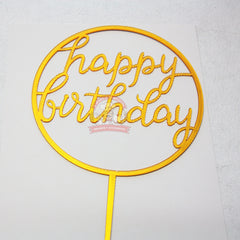 Cake Topper Happy Birthday 6