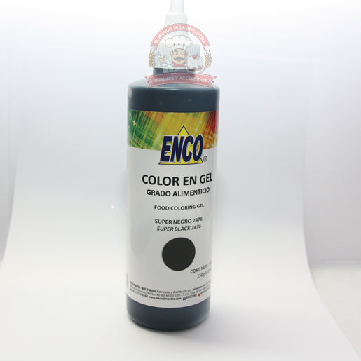 Color Super Negro En Gel Bote De 250Ml