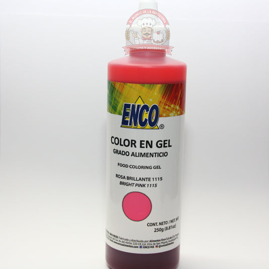 Color Rosa Brillante En Gel 250Ml