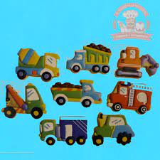 Juego Cortador Plastico Camioncitos 8 Piezas