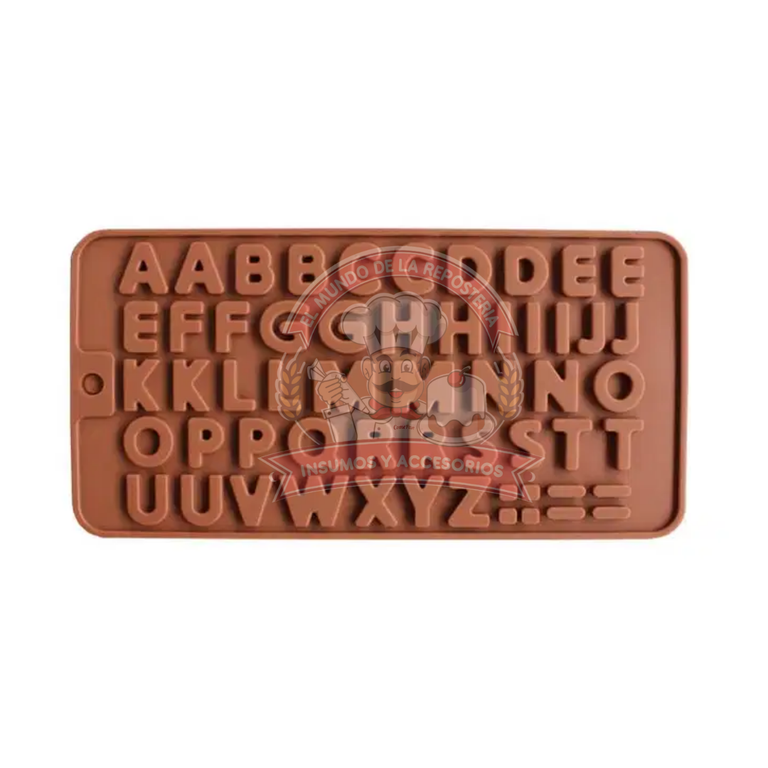 Molde De Silicon De Abecedario