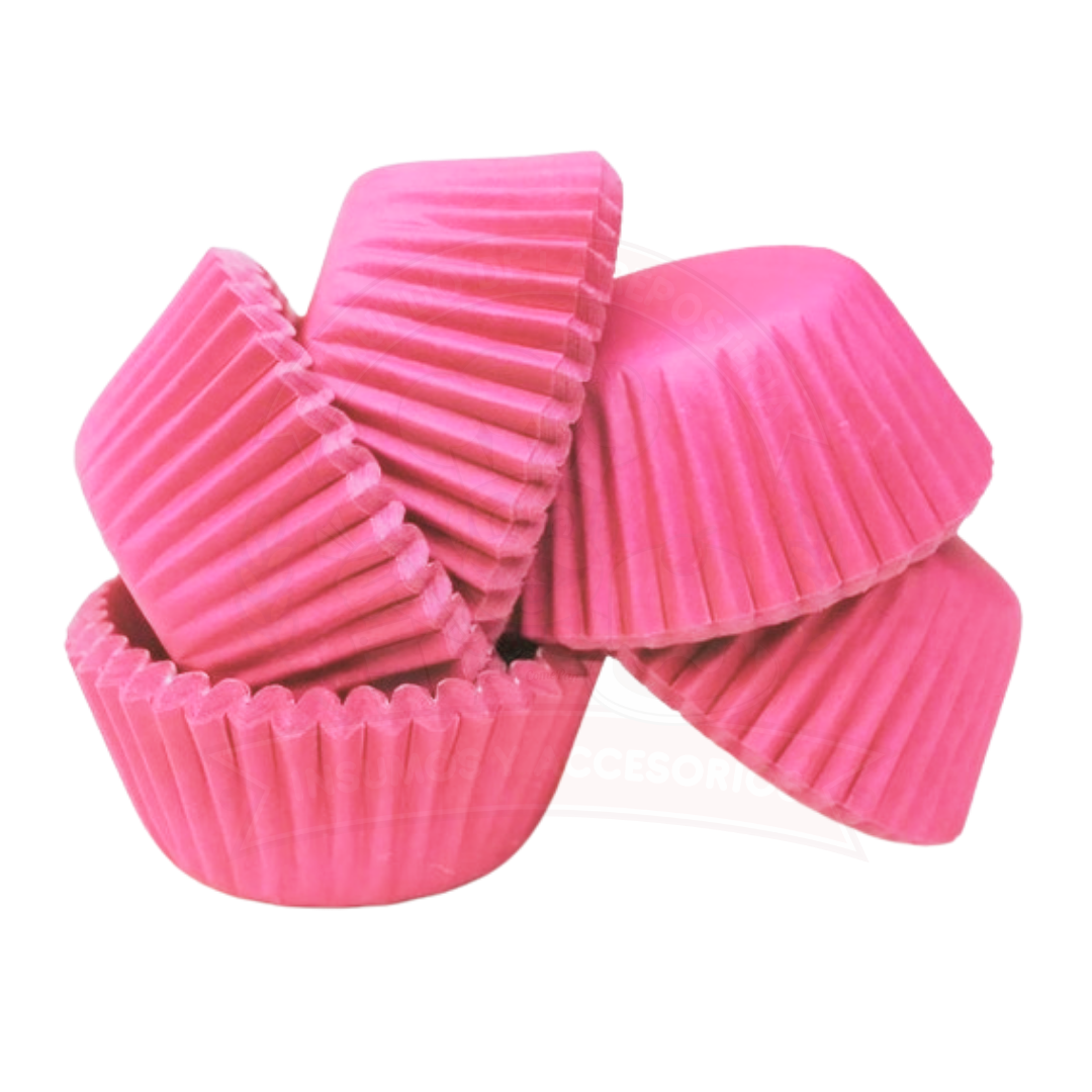 Capacillos Rosa Pastel #4 100 Piezas