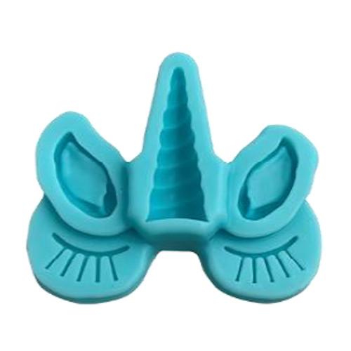 Molde Silicon Unicornio Pestañas Cuernos Orejas