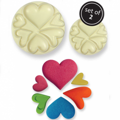 Set De Cortadores De Corazon X2