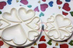 Set De Cortadores De Corazon X2