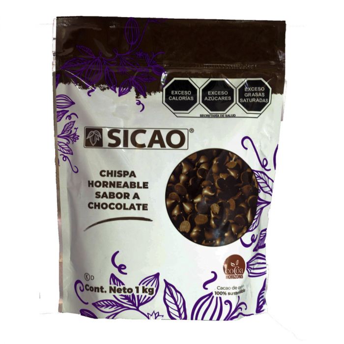 Chispa Horneable Sabor A Chocolate Sicao 1 Kg