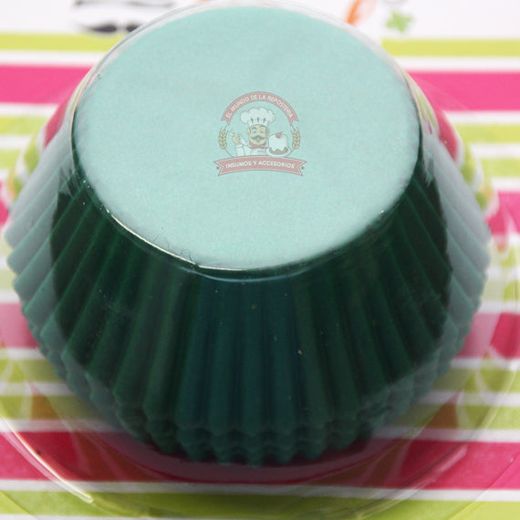Capacillo Verde Esmeralda Estandar #72 100 Piezas