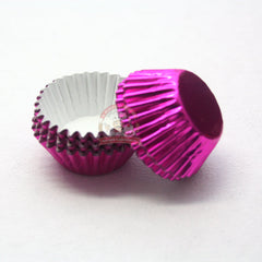 Capacillo Mini #4 Rosa Metalizado 100 piezas