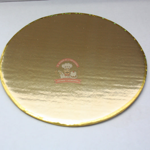 Base Dorada Medio Liston 45cm