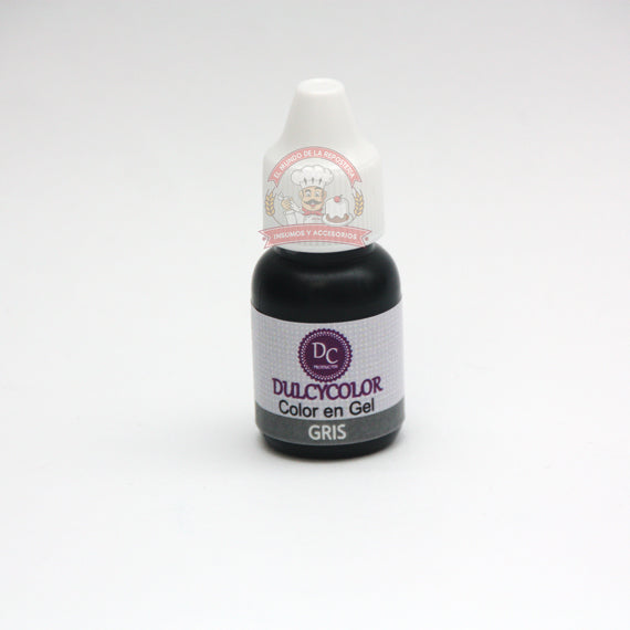 Color En Gel Gotero 10 Ml Gris