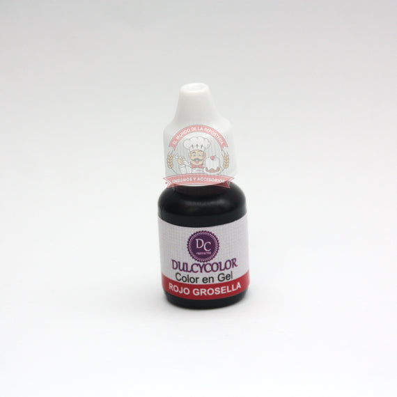 Color En Gel Gotero 10 Ml Rojo Grosella