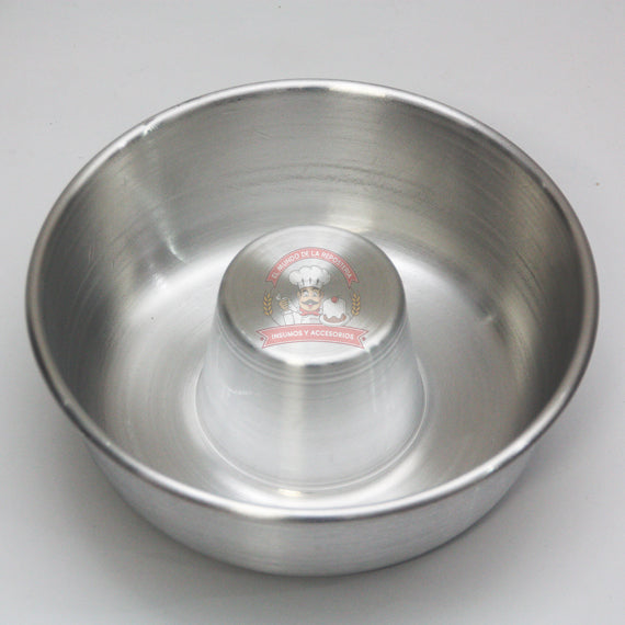 Molde Aluminio Rosca 16cm 750Ml, Cal 90 MM