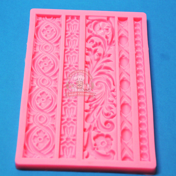 Molde Silicon Barras Arabescos 20x12.5cm