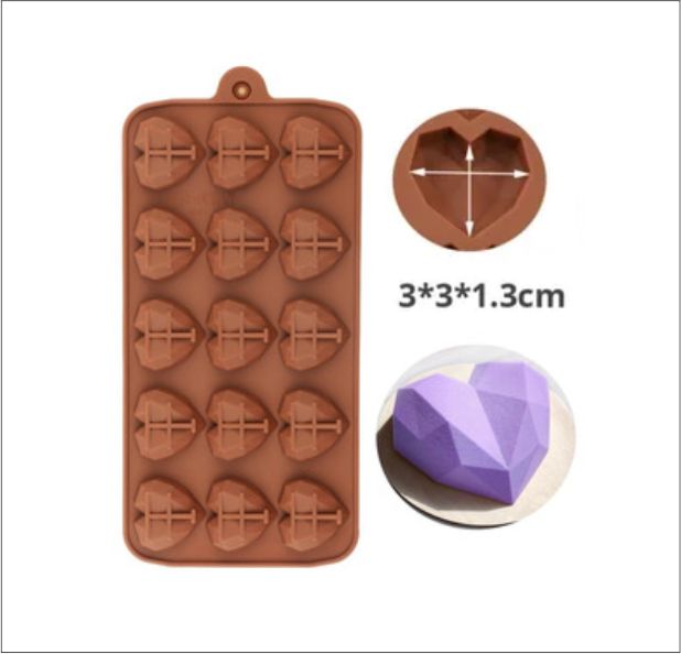 Molde De Silicon Para Chocolate Rosas 15 Cavidades – El Mundo de la  Repostería