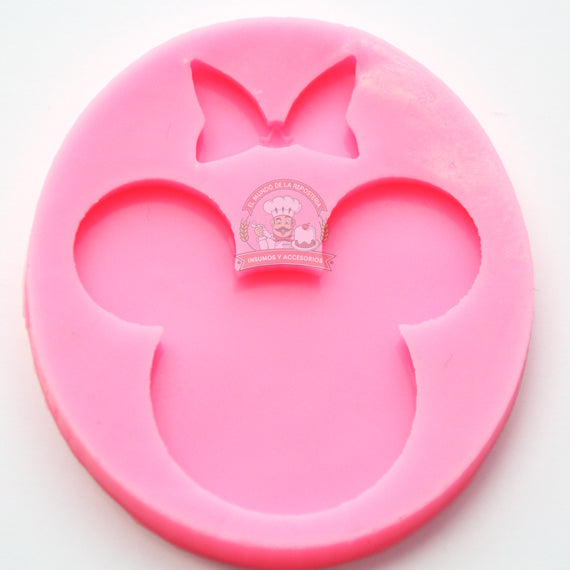 Molde Silicon Fondant Mickey/Minnie Mouse