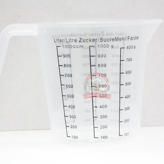 Taza Medidora De Plastico 1 Litro